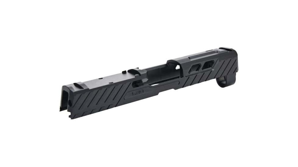 L2D Combat Odyssey Stripped Slide for Sig P320 Compact/X-Carry 3.9, 9mm RMR Ready, Black, LD-S-O-P320C-BLK