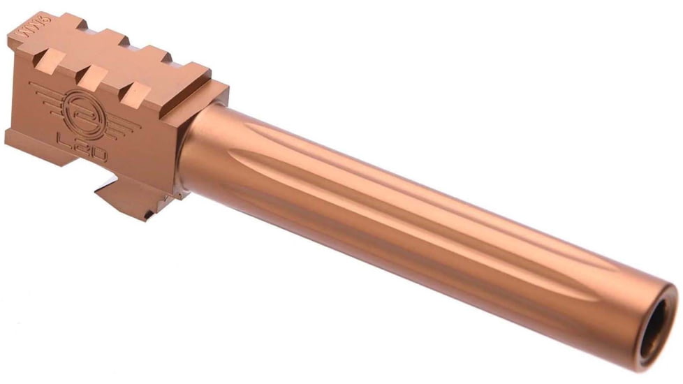 L2D Combat Precision Match Fluted Barrel, Glock 17, Bronze, LD-BBL-PM-17-F-BRZ