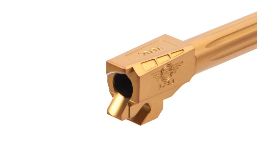 L2D Combat Precision Match Sig Sauer P320 Compact 9MM Fluted Barrel, Bronze, LD-BBL-PM-320C-F-BRZ