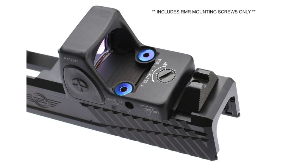 L2D Combat RMR Sight Screw Set for Trijicon, PVD Blue, Blue, 6-32 Thread, LD-P-RMR-BLU