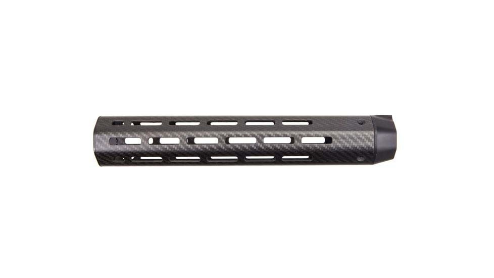Lancer Systems LCH7 Octagon Carbon Fiber Handguard, 7.62mm, 7.2 in, Carbine Length, Standard, 18 TPI, Black, LCH7-06-ML-ST-18