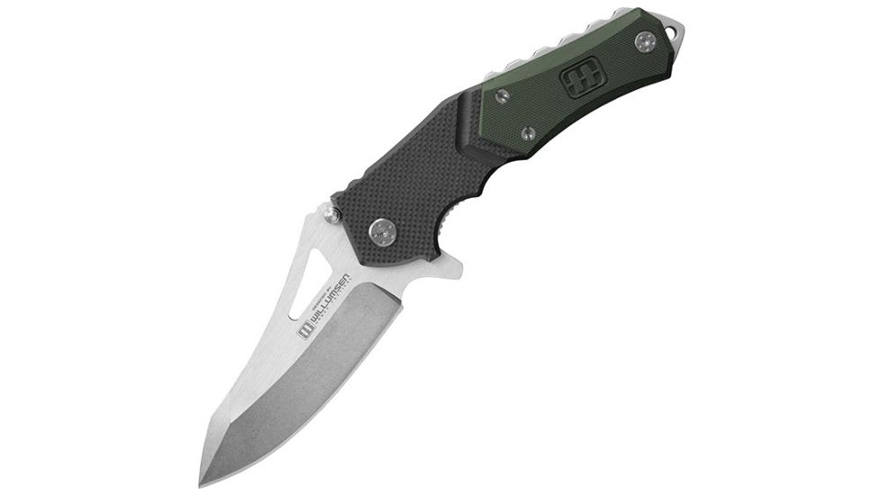 Lansky Responder, Black/Olive G-10 Handle, Plain LKN222