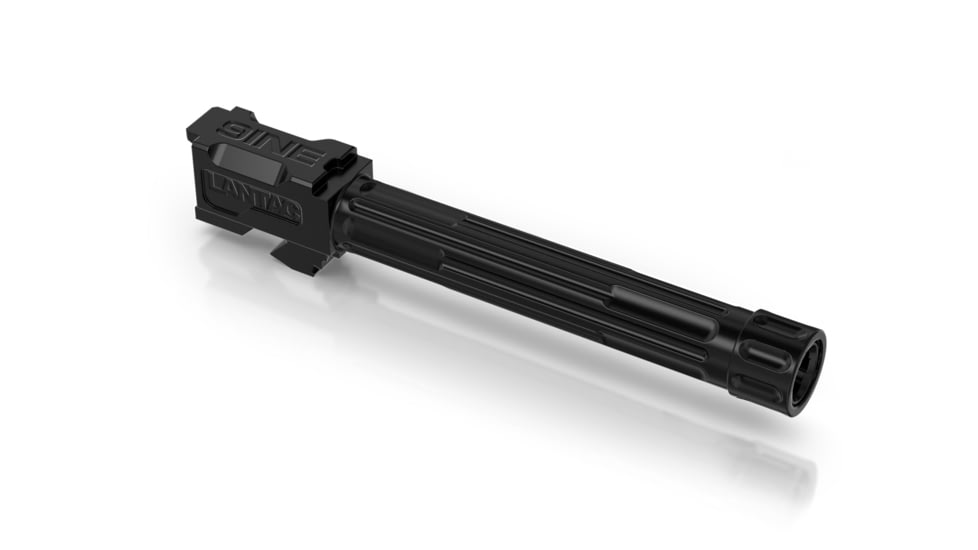 Lantac 9Ine G17 Fluted Threaded Black Bbl, 01-GB-G17-TH-BLK