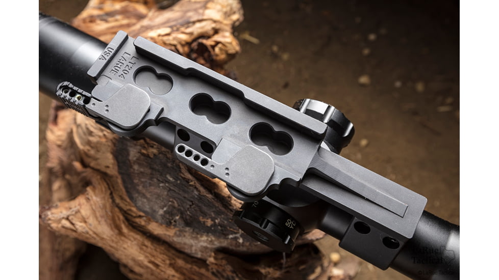 LaRue Tactical C.A.N. Click Adjust Nut QD SPR Mount, 35mm, Black, LT204-35