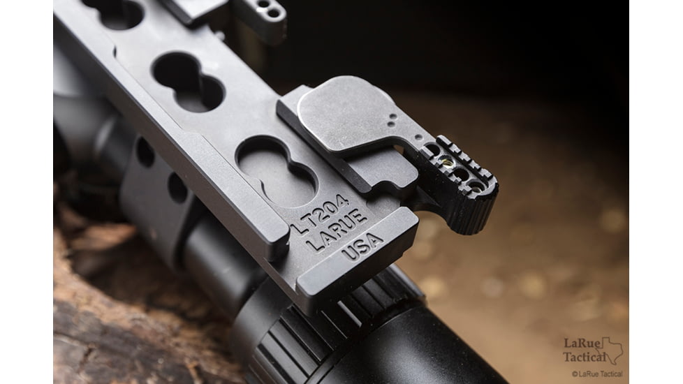 LaRue Tactical C.A.N. Click Adjust Nut QD SPR Mount, 35mm, Black, LT204-35