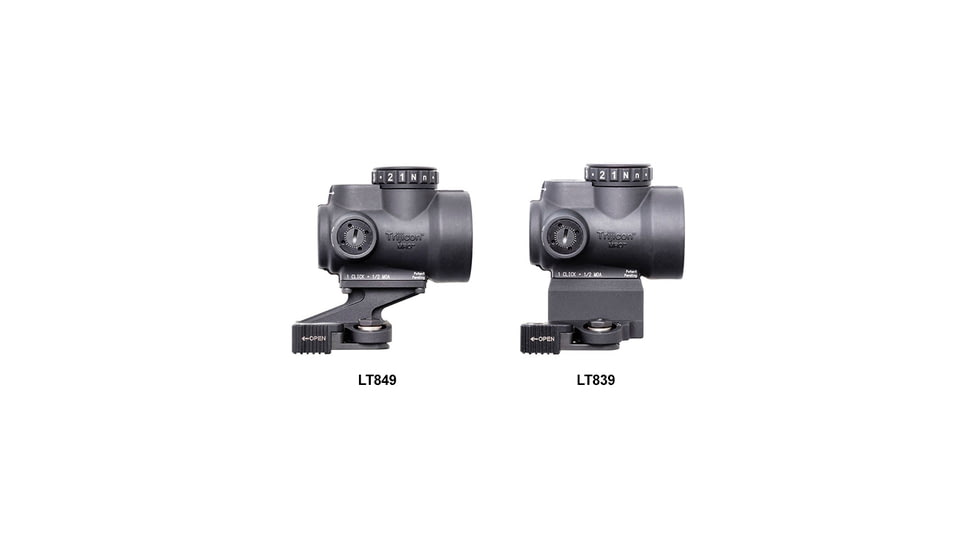 Larue Tactical QD Mount, Black, Medium Rings, LT849