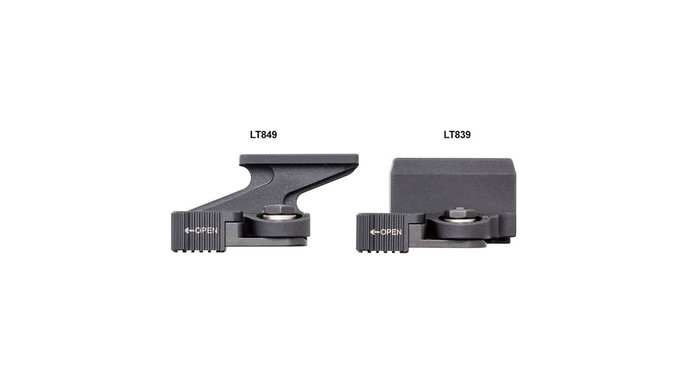 Larue Tactical QD Mount, Black, Medium Rings, LT849