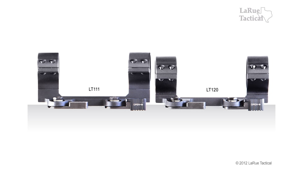 LaRue Tactical QD Scope Mount, 34mm, Black, LT120-34