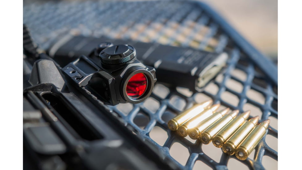 LaserMax Rifle Reflex Red Dot Sight, 3 MOA Red Dot, Matte Black, LMRRDS