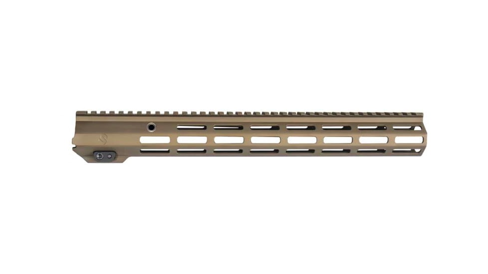 Lead &amp; Steel Arc Ar15/M16 Free Float Handguard, 15in, Earth, ARC-HG-15-FDE