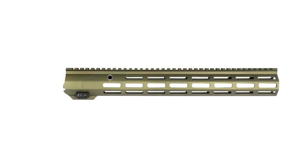 Lead &amp; Steel Arc Ar15/M16 Free Float Handguard, 15in, Olive, ARC-HG-15-ODG