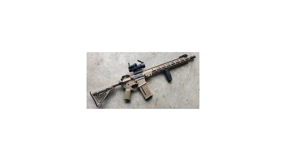 Lead &amp; Steel L&amp;S Back Up Sights - Impact Resistant Polymer, 1913 Flip Up, Black, LBUS