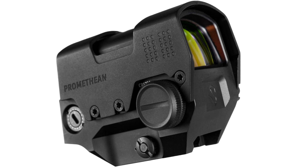 CORD Promethean LP-1 Reflex Red Dot Sight w/Aurawake, 1x26-35mm, 65 MOA Ring + 2 MOA Dot, Black, 100124