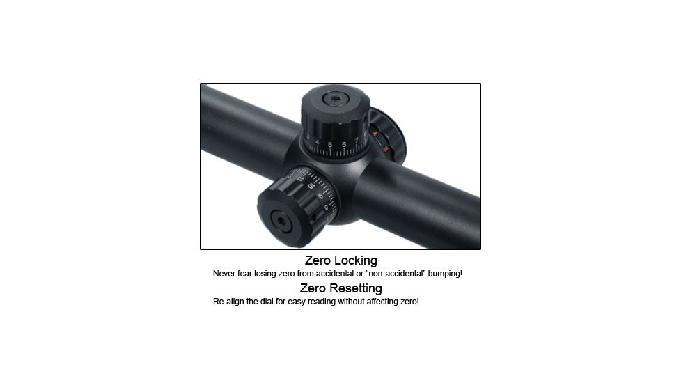 Leapers 5th Gen 4-16X50 Full Size Scope Zero Locking/Resetting Knob