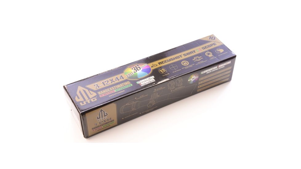 Leapers AccuShot 3-12x44mm Illumination Enhancing Mil-Dot Rifle Scope SCP3-UGM312AOIEW