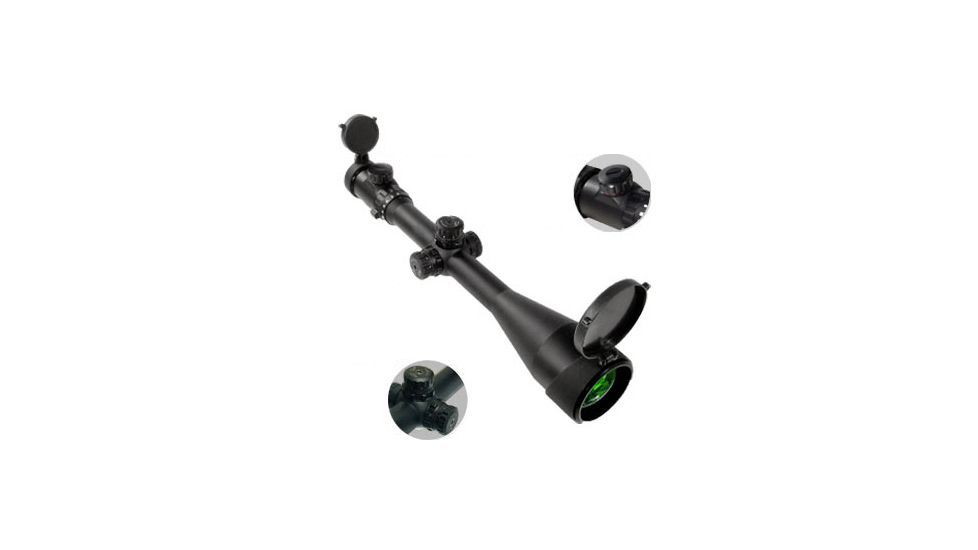 Leapers Accushot 30mm SWAT 6-24X56 Full Size A.O. Range Estimating Mil-Dot Illuminated Scope SCP3-6245AOMDL