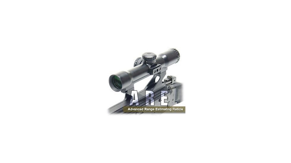 Leapers Accushot T28 Reticle Intensified Tactical Scope with Bullet Drop Compensator SCP-T28