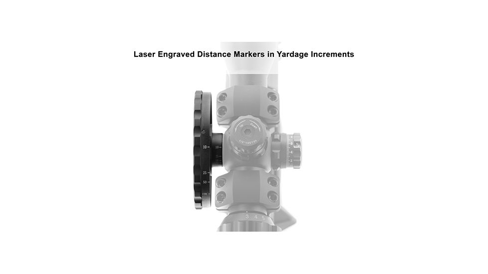 Leapers Side Wheel Add-on / Side Parallax Adjustable BugBuster SCP-SW080BB