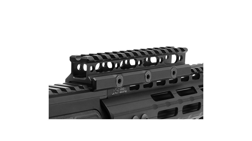 Leapers UTG 13-Slot Super Slim Picatinny Riser Mount, Black, .83in Height, MT-RSX8L