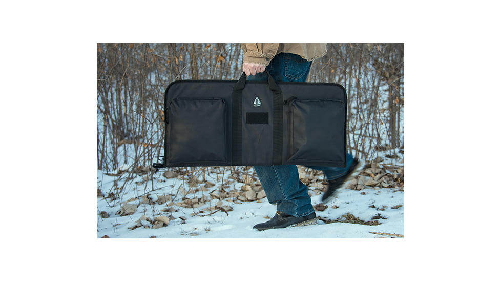 UTG Pro 28in KIS Keep-It-Simple Gun Case, 600D Polyester, Black, PVC-KIS28B
