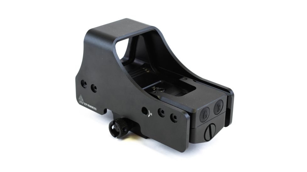 Leapers UTG 3.9in Red/Green Reflex Sight, 4MOA Dot in 58 MOA Circle Reticle, Black, SCP-RDM39CDQ