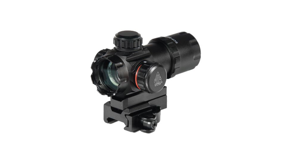 Leapers UTG 5 Gen 3.9in ITA Red/Green Dot Sight w/ 2 QD Mounts &amp; Lens Caps SCP-DS3039W