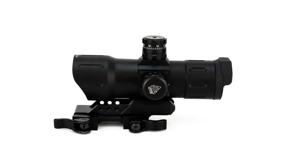 Leapers UTG 6in ITA Red/Green CQB T-dot Sight with Offset QD Mount, Black, SCP-TDTDQ