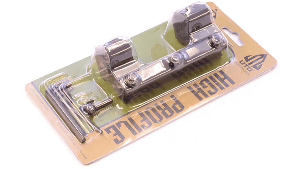 Leapers UTG ACCUSHOT 1in High Profile Airgun Integral Mount, Black, RGPM2PA-25H4