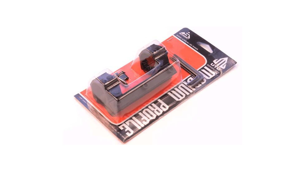 Leapers UTG ACCUSHOT 30mm Medium Profile Airgun Integral Mount, Black, RGPM2PA-30M4