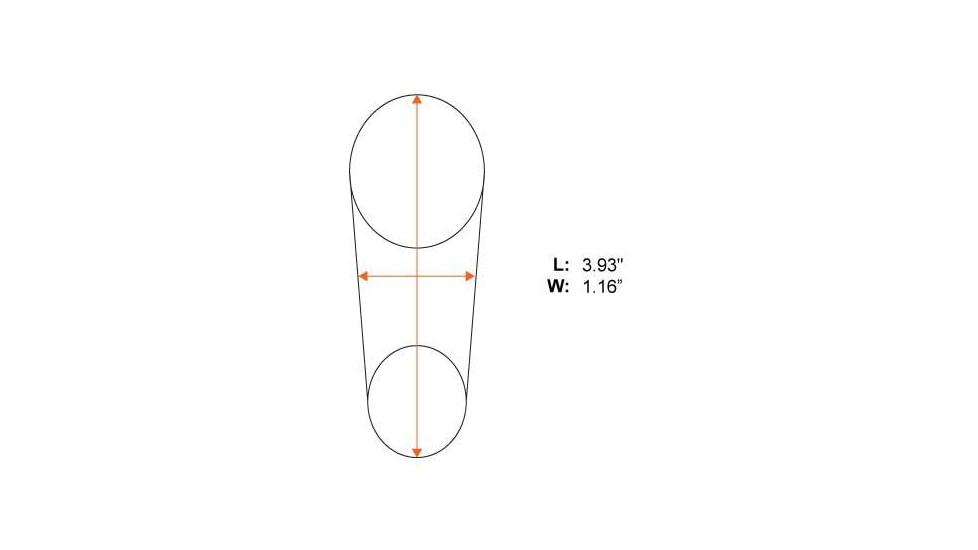 Leapers UTG AK47 Combat Butt Pad, Black, RB-K7BTP01