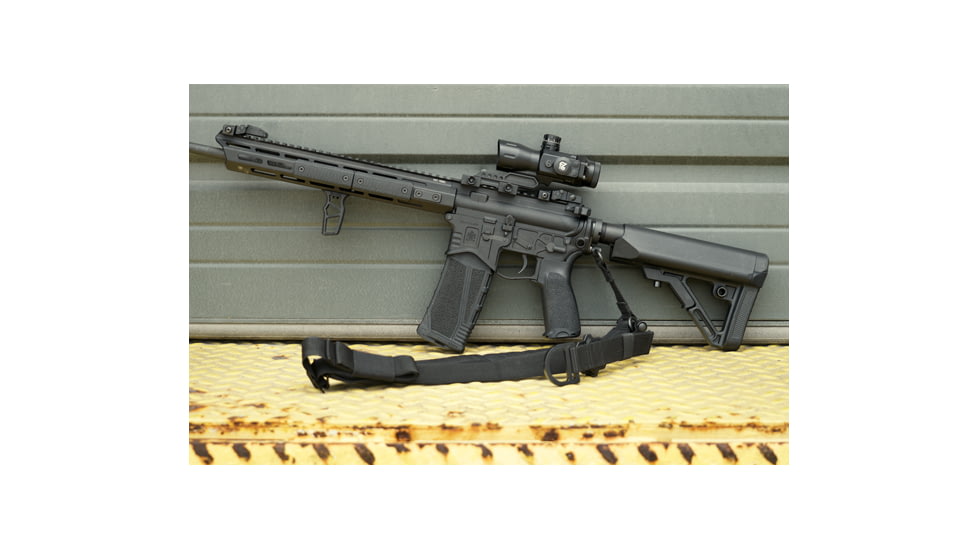 Leapers UTG BOLLA 2 to 1 Point QD Conversion Sling, 42-58in, Black, PVC-GB508B