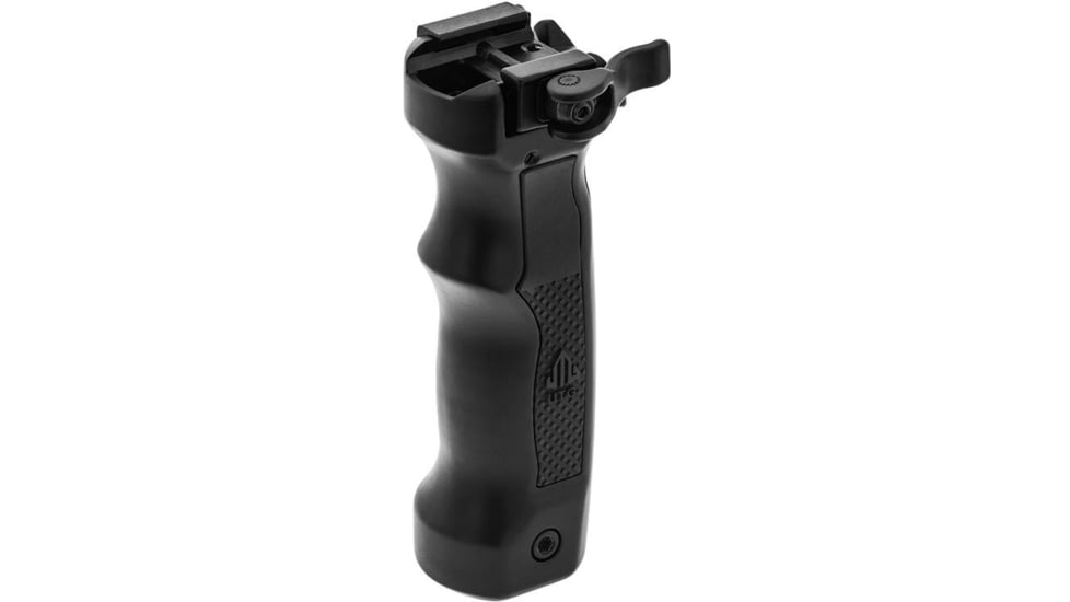Leapers UTG D Grip with Ambidextrous Quick Release Deployable Bipod, Black, MNT-DG02Q