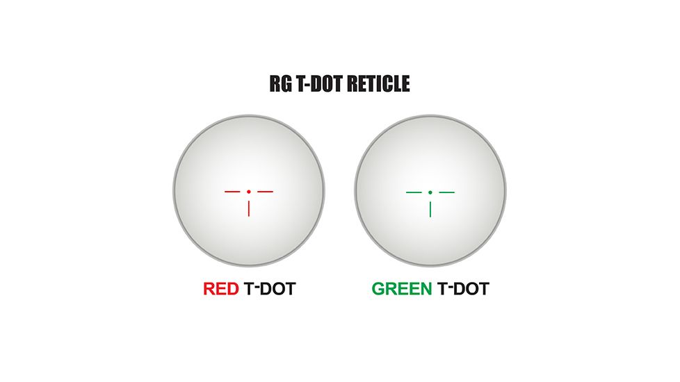 Leapers UTG ITA Red/Green T-Dot Sight w/QD Mount, Riser Adaptor, Black, 4.2in, SCP-DS3840TDQ