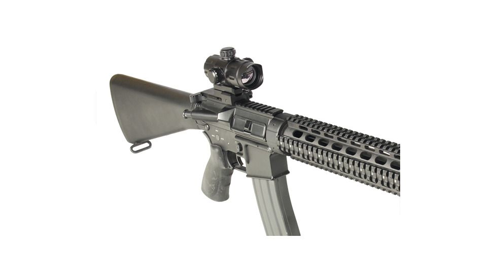 Leapers UTG ITA Red/Green T-Dot with QD Mount, Riser Adaptor, Black, 4.2in SCP-DS3840TDQ