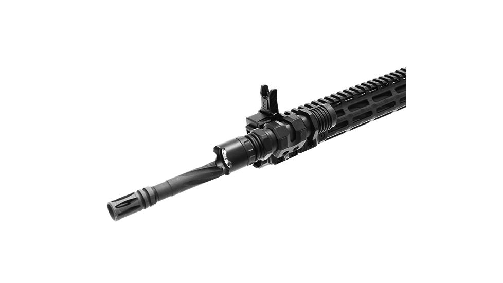 Leapers UTG M-LOK Offset Flashlight Ring Mount, Matte Black RG-FL27MC