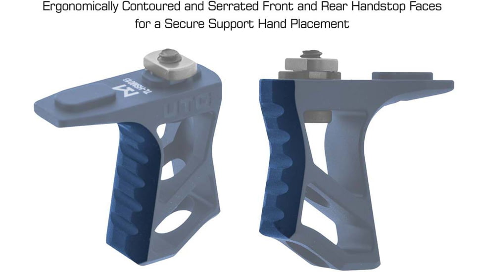Leapers UTG M-LOK Ultra Slim Handstop, Blue, TL-HSM01B