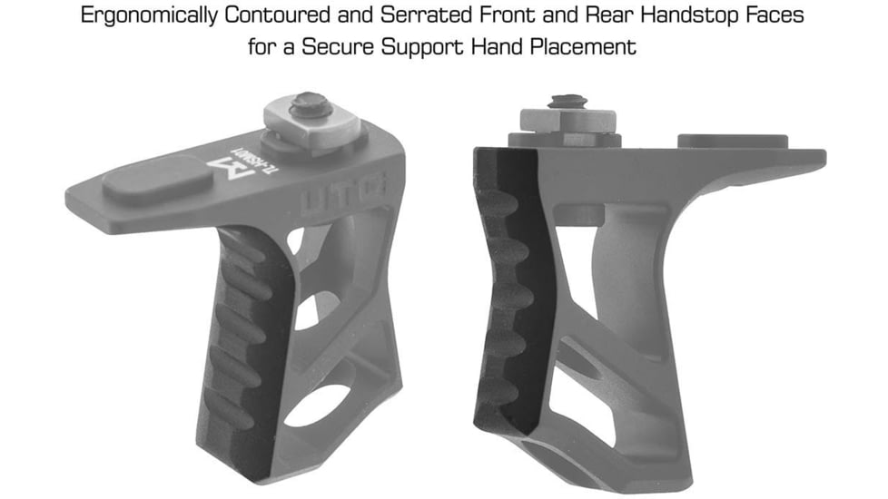 Leapers UTG M-LOK Ultra Slim Handstop, Matte Black, TL-HSM01