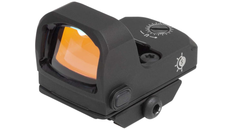 Leapers UTG OP3 Micro SLS, Red Dot, 4 MOA Dot, Anodized Finish, Black, RMR Footprint, Side Loading Battery