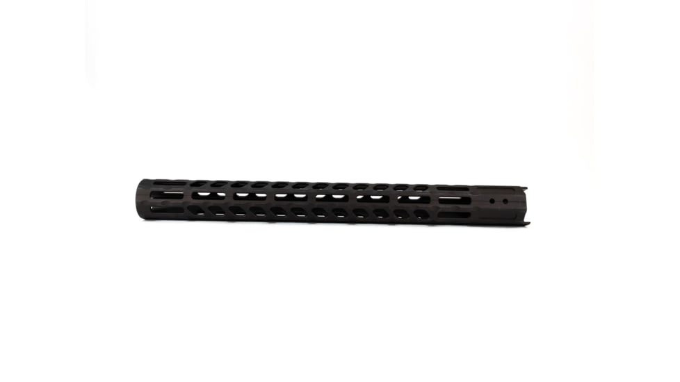 Leapers UTG PRO AR-15 Ultra Slim Free Float M-LOK Handguard, 15 inch, 6061-T6 Aircraft Grade Aluminum, Steel Barrel Nut, Black, MTU019SSM3