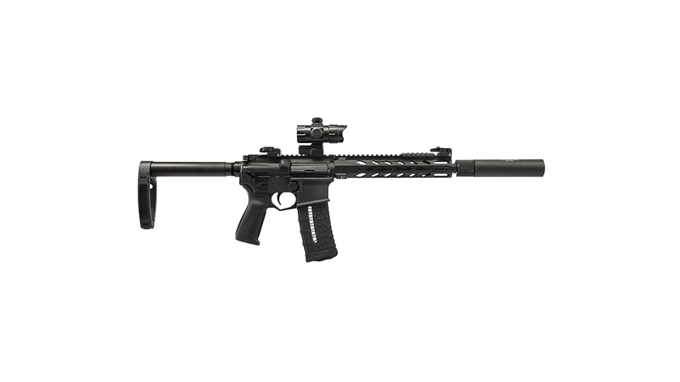 Leapers UTG PRO Arwen 10in M-LOK Free Float Handguard, Black, MTU045SEM