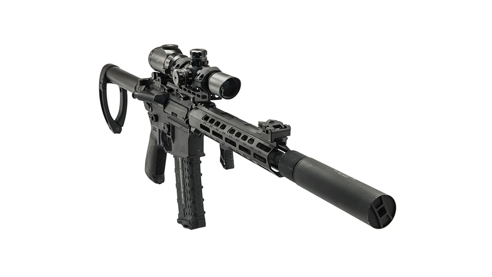 Leapers UTG PRO Forerunner 10in M-LOK Free Float Handguard, Black, MTU045SPM