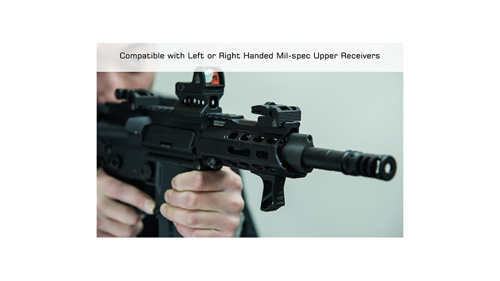 Leapers UTG PRO Forerunner 5in M-LOK Free Float handguard, Black, MTU049SPM