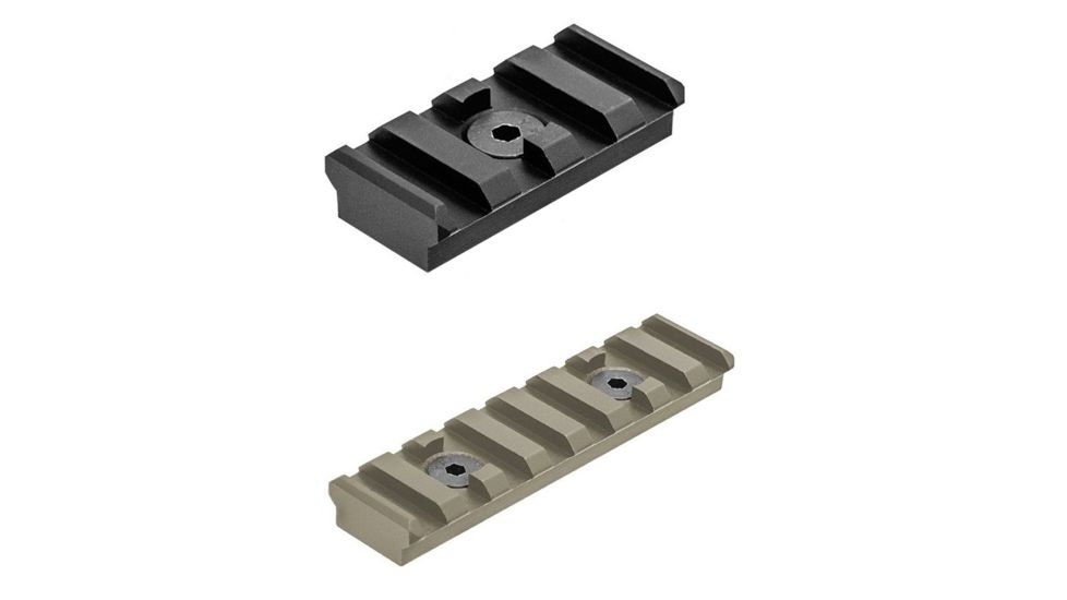 Leapers UTG PRO M-LOK Picatinny Rail Sections, Black, Flat Dark Earth Cerakote