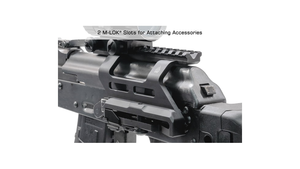 Leapers UTG QD AK Side Mount, M70 N-PAP, Black, Medium, MT-ZAK01