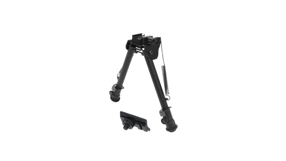 USED Leapers UTG Tactical OP Bipod, Quick Detach, 8.0-12.4in Center Height, Black, TL-BP88Q, EDEMO1, Used, Condition Like New, Inspect and Rebox