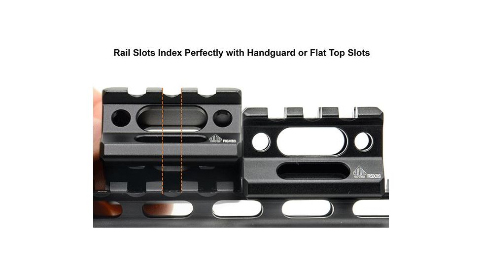 Leapers UTG Super Slim Picatinny Riser Mount, 0.83in Height, 3 Slots MT-RSX8S