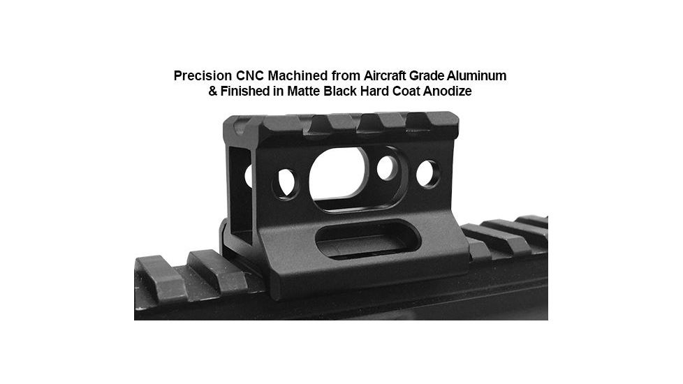 Leapers UTG Super Slim Picatinny Riser Mount 1in High, 3 Slots MT-RSX1S