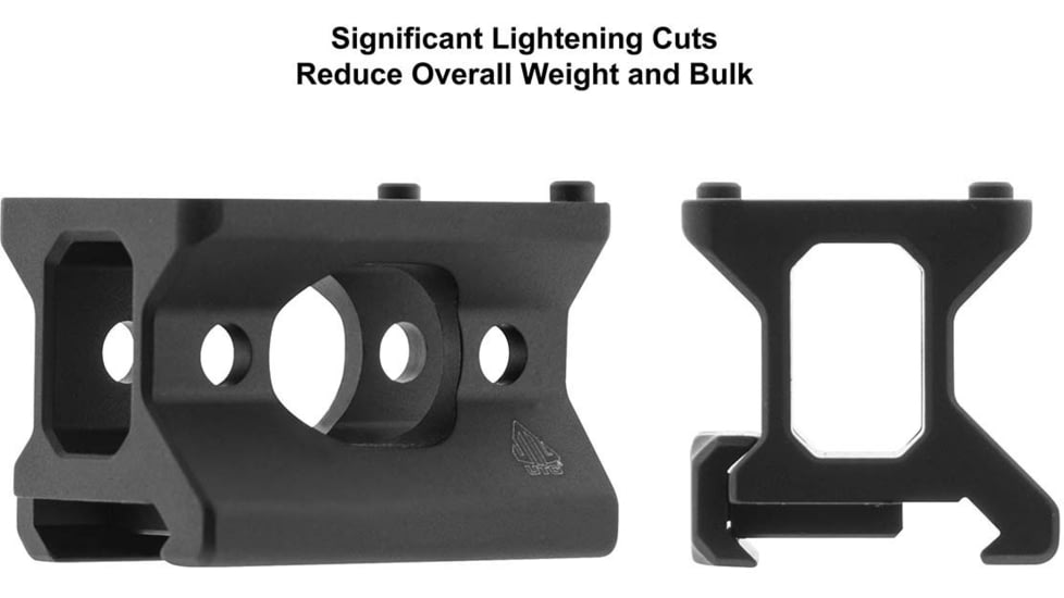 Leapers UTG Super Slim Picatinny RMR Mount, Lower 1/3 Co-Witness, Black, MT-RMR13C