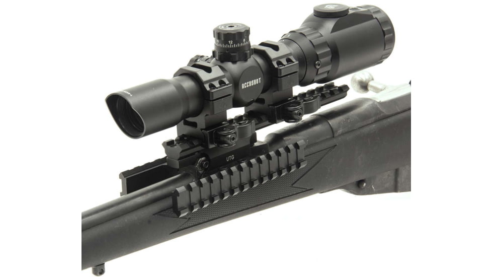 Leapers UTG Tactical Mosin Nagant Tri-Rail Mount, Black, No Gunsmithing, MNT-MNTR01