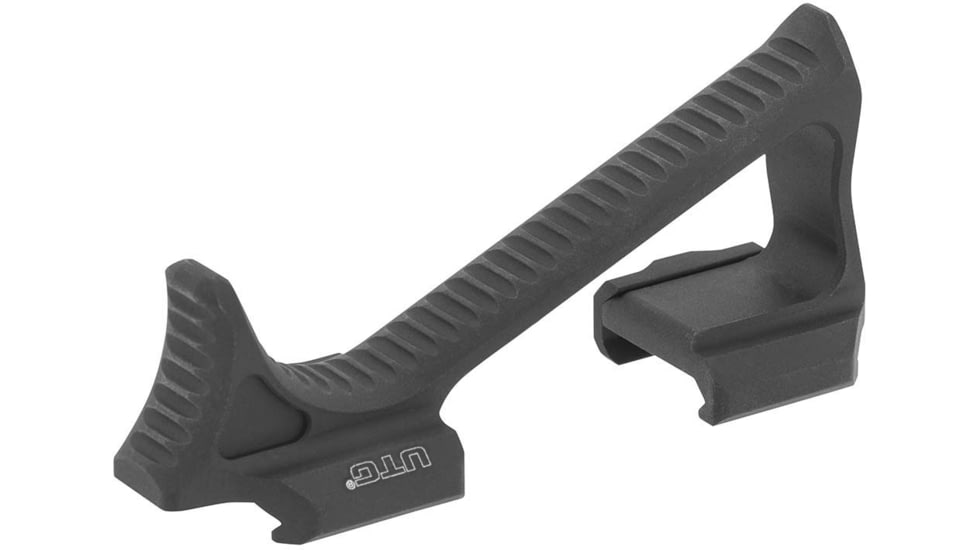 Leapers UTG Ultra Slim Angled Foregrip, Picatinny, Matte Black, MT-AFGP01